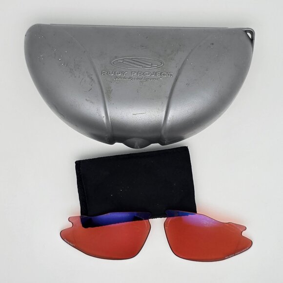 Rudy Project SN 58 Kerosene Titanium Honeycomb Frame 2x Lens Sunglasses w/ Case - Picture 14 of 16